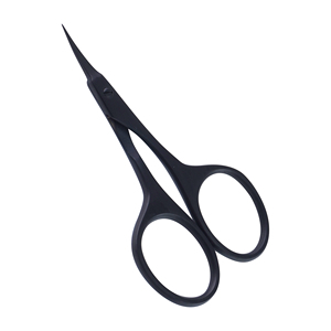 Ciseaux à cuticules incurvés en acier inoxydable, écologiques, durables, lames aiguisées, manucure Stahlmann Pro, pliables, logo personnalisé - Product Image 1