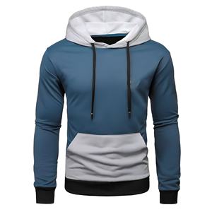 เสื้อฮู้ดผู้ชายแบบสั่งทำขายดี แห้งเร็ว ดีไซน์มืออาชีพสำหรับใส่ในฤดูหนาว คอตั้ง สีพื้น - Product Image 2