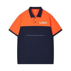 เสื้อยืดแขนสั้นผู้ชายผ้าฝ้าย 100% สไตล์ไฮสตรีท ระบายอากาศได้ดี ปักโลโก้ตามสั่ง สำหรับชุดยูนิฟอร์มบริษัท ชุดทำงาน ชุดกอล์ฟ - Product Image 5
