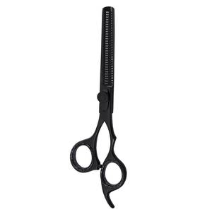 Tijeras Quirúrgicas de Adelgazamiento Morje para Diestros, Hoja de Acero Inoxidable, 28 Dientes, Ligeras, Mango Largo, Uso en Salón, Punta Ciega - Product Image 4