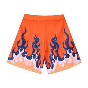 Shorts de sport amples en maille pour hommes, style hip-hop urbain personnalisé, grande taille, pour le basketball 2026 - Product Image 4