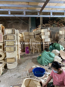 Best Selling New Design Handmade Rattan House <b>Storage</b> <b>Basket</b> High Quality Wicker <b>Toy</b> <b>Basket</b> Nursery Home Organizer - Product Image 4