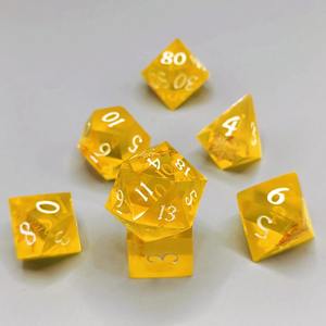 Set de Dados de Resina Edición Coleccionista, Caja de Lujo, Dados Poliédricos de Resina para Juegos de Mesa DND RPG Profesionales, Venta al Por Mayor de Artículos de Juego - Product Image 6