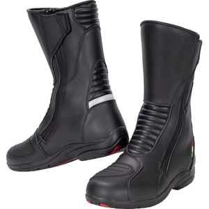 Botas de Motociclismo Unisex de Media Pantorrilla con Cierre Lateral, Antideslizantes, de Cuero de Microfibra Transpirable de Primera Calidad - Product Image 5