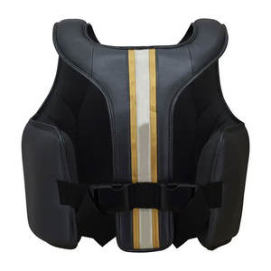 เสื้อเกราะป้องกันตัวสำหรับฝึกซ้อมมวย คุณภาพสูง ผลิตจากหนัง PU ทรงปกติ ไม่มีแขนเสื้อ - Product Image 2