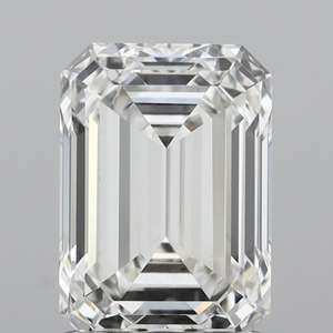 Diamant de laboratoire taille émeraude 2,02 carats, couleur E, clarté VVS2, polissage excellent, CVD, certifié IGI, pierre libre pour bague de joaillerie fine - Product Image 1