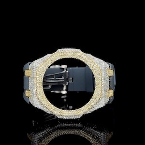 Luxury Custom <b>Watch</b> Luxury Custom <b>Watch</b> GA2100 Compatible Iced Steel <b>Case</b> Urban Modern Style Compatible Iced Steel <b>Case</b> - Product Image 3