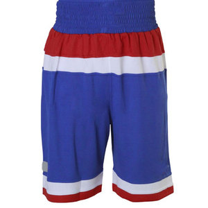 Ensemble d'uniformes de boxe personnalisés en gros pour hommes, bleu et rouge, avec gilet et short en maille respirante, tenue d'entraînement et de combat OEM, équipement de sport - Product Image 3
