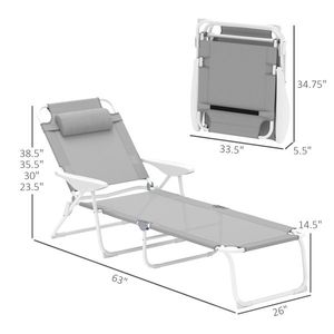 Chaise longue confortable pour la détente en plein air - Product Image 2