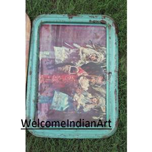 เหล็กอินเดียโบราณแขวนผนังงานศิลปะเหล็กสำหรับตกแต่งบ้าน - Product Image 2