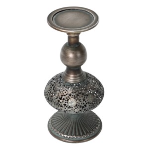 Candelabro Decorativo de Metal Estilo Antiguo, Forma Redonda, Adorno Decorativo para el Hogar, Diseño Duradero - Product Image 5