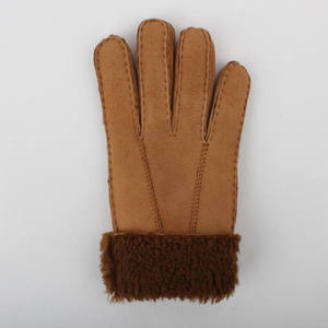 Gants en cuir véritable chauds et imperméables pour l'extérieur, gants thermiques d'hiver en cuir – Fournisseur en gros - Product Image 2