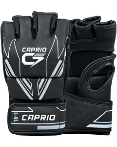 Guantes de Boxeo MMA Negros Modernos, Dedos Descubiertos, Antideslizantes, Transpirables, con Logotipo Personalizado, OEM, Marca Privada, Guantes de Entrenamiento Unisex - Product Image 1