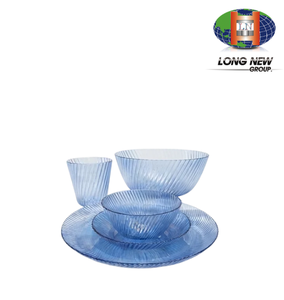 Juego de Vajilla de Plástico PET Personalizado LONGNEW con Platos, Tazones, Tazas y Cucharas, Vajilla Reutilizable para Uso Doméstico y en Restaurantes, Taiwán - Product Image 4