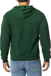 Sudaderas con capucha pesadas con cremallera para hombre, cremallera bidireccional, sudaderas lisas extragrandes, sudadera con capucha personalizada con cremallera - Product Image 2