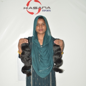 Mèches de cheveux indiens coupés droit, naturels, vierges, lisses, avec pointes sans couture, pleine densité, doux, sans nœuds, qualité supérieure - Product Image 4