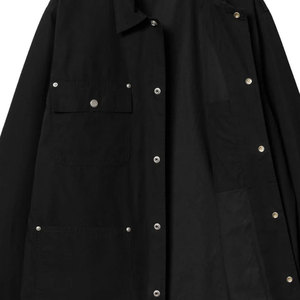 Unisex <b>Smart</b> Casual Custom Logo Spring Varsity <b>Jacket</b> Contrast Color Collar Elastic Cuff Hem Turn-down Collar Windproof - Product Image 5