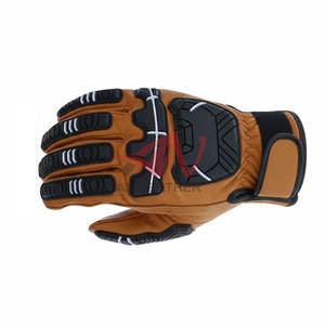 Gants résistants aux chocs en cuir et TPR avec une forte adhérence, pour une utilisation quotidienne - Product Image 4