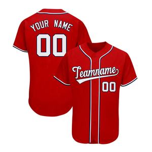 Camiseta de Béisbol de Primera Calidad Personalizada con Bordado Estilo Jersey a Rayas, Camiseta Deportiva Sublimada al por Mayor, 100% Poliéster, Camisetas para Hombre - Product Image 6