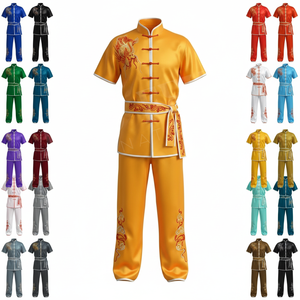 Conjunto de Uniforme de Artes Marciales de Kung Fu con Color y Talla Personalizados, Bordado a Mano, Decoración Personalizada, Traje de Tai Chi, Wushu, Karate - Product Image 1
