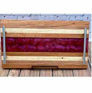 Best Quality Wood Square Wooden Tray Serving Tray <b>Decoration</b> for Kitchen Home and Hotels - Product Image 1