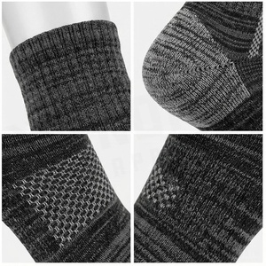 Ankle <b>Socks</b> Striped Pattern Breathable Running <b>Socks</b> for Adults Summer Season Standard Thickness Knitted Design - Product Image 4