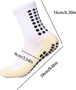 Anti Slip <b>Grip</b> Soccer <b>Socks</b> Breathable Crew Athletic <b>Socks</b> Custom Logo Sports <b>Socks</b> for Men Teens - Product Image 3