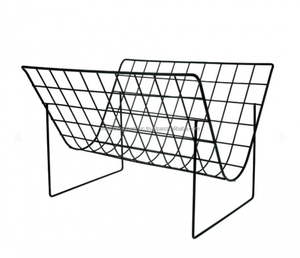 Revistero de Metal moderno y elegante para muebles de oficina Soporte de libro de Metal elegante para sala de estar - Product Image 1