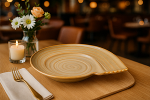 <b>Ceramic</b> Irregular Serving <b>Plate</b> Handmade Modern Design for Dinnerware Dishes & <b>Plates</b> High Quality Designer Serving <b>plate</b> - Product Image 4