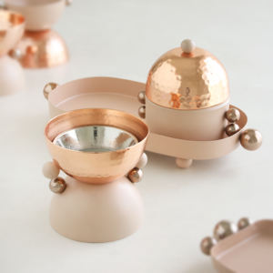 Luxury Metal Incense Burner <b>Set</b> with Lid and Tray Modern Aromatherapy Incense Holder Decorative Ramadan Home Decor Gift Item - Product Image 1