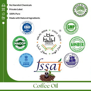 น้ำมันกาแฟ สารอาหารเข้มข้น สีน้ำตาลเข้ม สารสกัดจากเมล็ดกาแฟอาราบิก้า ปลูกแบบธรรมชาติ เกรดอาหารเพื่อสุขภาพ - Product Image 6