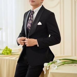 Smokings respirants pour hommes, costumes de mariage, gilets et vestes de marié - Product Image 1