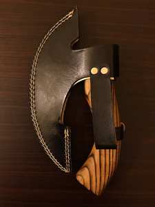 Cuchillo Vikingo Hecho a Mano por Steel Craft International, Ecológico, de Acero Inoxidable de Alta Calidad, con Mango de Madera de Palisandro Industrial y Diseño Grabado 10 - Product Image 5