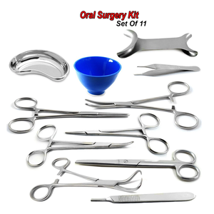 ชุดเครื่องมือผ่าตัดช่องปากคุณภาพสูง คีมหนีบห้ามเลือดแบบไมโครซิร์เจอร์ พร้อมอุปกรณ์สำหรับคลินิกทันตกรรม - Product Image 1