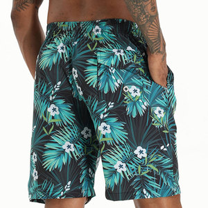 Short de bain imprimé par sublimation, vêtements de plage, short de bain personnalisé, longueur genou, unisexe, polyester, vente en gros - Product Image 3