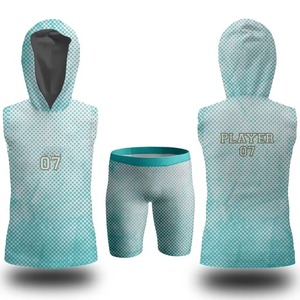 Best quality 7v7 Football team uniforms wholesale price breathable sports <b>soccer</b> hoodie football uniform sublimated design OEM - Product Image 6