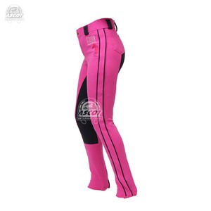 Pantalon d'équitation unisexe d'hiver à assise intégrale avec poches, jodhpurs en silicone extensibles dans quatre directions - Product Image 2