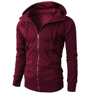 Venta al por mayor Unisex en blanco sudaderas con capucha sudaderas logotipo personalizado de impresión de lana Casual sudaderas con cremallera OEM - Product Image 5