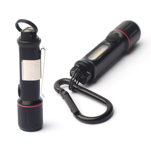 Lampe torche de poche EDC 400 lumens rechargeable par USB-C avec base magnétique, lumière de sécurité UV et rouge - Product Image 6
