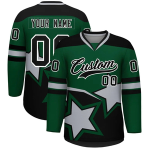 Jersey de Hockey Blanco Personalizado, Uniforme de Equipo de Hockey sobre Hielo con Impresión por Sublimación, Servicio de Fabricación OEM - Product Image 3