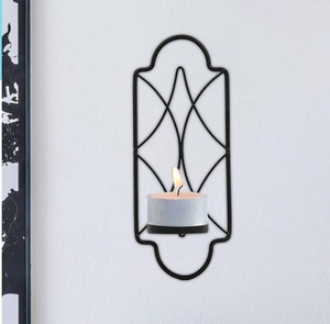 Candelabro de Pared Minimalista de Metal Hecho a Mano para Decoración Navideña del Hogar - Product Image 5