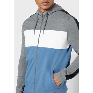 Custom Label Men's Plus Size Zip Hoodie Wholesale Casual Street Wear Oversize Full Zip Unisex Gym Hoodies with Printed Pattern - Product Image 3