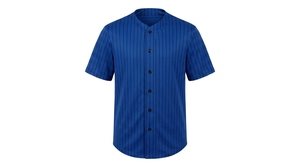 Chemise de baseball personnalisée pour homme, à rayures fines blanches, manches courtes, jersey athlétique pour homme, manches courtes, fermeture à boutons, sport - Product Image 4