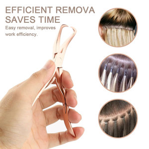 Pinzas para Remover Extensiones de Cabello – Herramienta de Apertura de Anillas Micro con Punta de Gancho de Acero Inoxidable para Salón - Product Image 6
