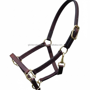 Harnais de cheval en cuir anglais robuste et réglable, noir et brun Havana, avec quincaillerie en nickel massif ou en laiton - Product Image 4