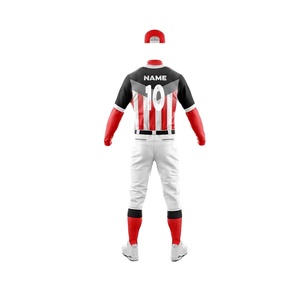 Uniforme de baseball respirant pour homme 2026 de haute qualité, 100 % polyester, avec logo et style personnalisés, imprimé par sublimation - Product Image 2