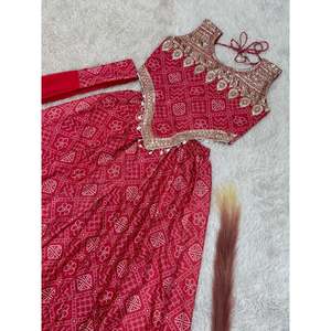 Magnifique ensemble haut-bas et dupatta indien et pakistanais pour les fêtes - Product Image 4