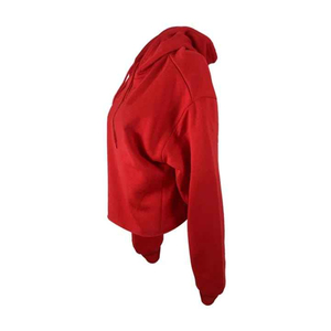Sudadera con Capucha Corta para Mujer, Manga Larga, Cierre de Cremallera, Colores Sólidos, Tejido de Algodón, Corte Holgado, para Uso Casual en Todas las Temporadas - Product Image 6