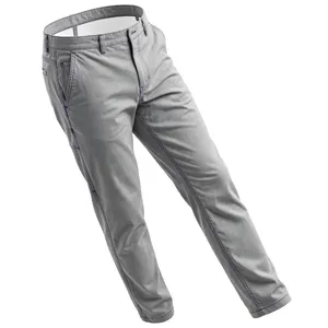 AMKOOR ENTERPRISES AE-CP-05 Pantalones Chinos de Algodón Gris para Hombre, Corte Recto, Peso Medio, Casuales, Transpirables, de Verano, con Bolsillos Laterales - Product Image 4