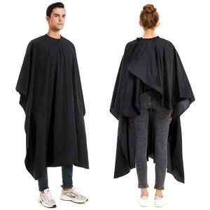 Cape de barbier professionnelle unisexe imperméable, confortable et réglable - Product Image 1